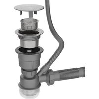 Кухонная мойка Roxen Snake 560220-50-S (50*48) сатин/текстурная поверхность (с коландером и дозатором)