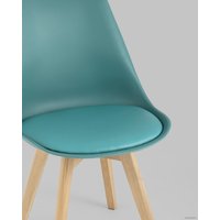 Стул Stool Group Frankfurt New Y863 (серо-зеленый/деревянные ножки)