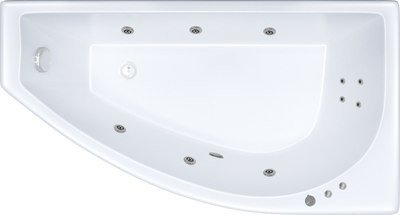 Ванна Triton Бэлла 140x77 L Экстра Стандарт Flat (с гидромассажем)