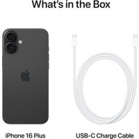 Смартфон Apple iPhone 16 Plus 256GB (черный)