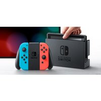 Игровая приставка Nintendo Switch 2019 (с неоновыми Joy-Con)