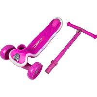 Трехколесный самокат Cosmoride Shine 038-PU/S1000 (розовый)