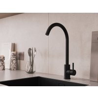 Смеситель Cersanit Cомо однорычажный 68243 (черный)