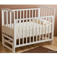 Классическая детская кроватка Красная звезда Кристина С619 (белый)