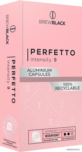 Кофе в капсулах BrewBlack Perfetto Aluminium 10 шт