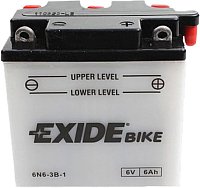 

Мотоциклетный аккумулятор Exide 6N6-3B-1 (6 А·ч)