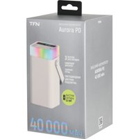 Внешний аккумулятор TFN Apollo RGB 22.5W 40000mAh (бежевый)