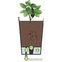 Вазон Multy Home Sonata EU5100006 (черный сланец)