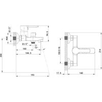 Смеситель IDDIS Sena SENSB00i02WA
