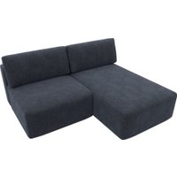 Угловой диван Лига диванов Лига-060 НПБ угол универсальный 129501 (шенилл Rimini 14 темно-серый)