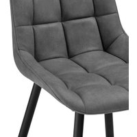 Стул Notta Челси (темно-серый graf 16/черный)