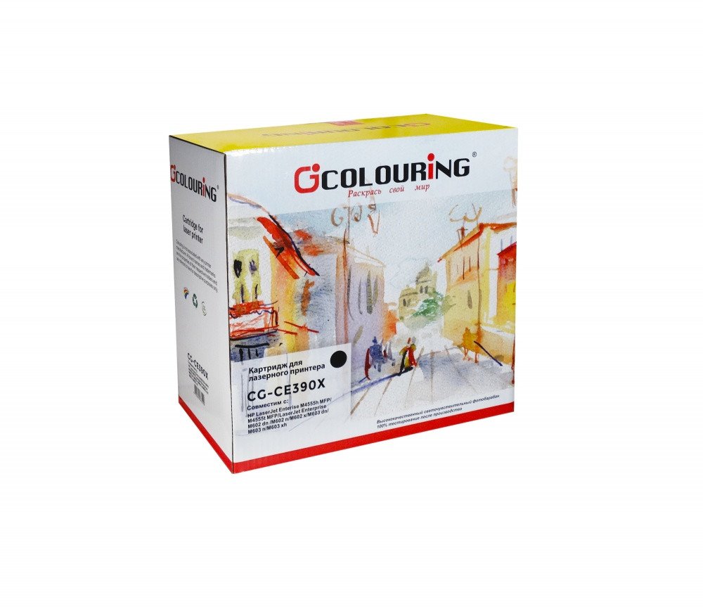 

Картридж Colouring CG-CE390X (аналог HP 90X (CE390X))