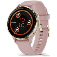 Умные часы Garmin Venu 3S (розовый, с силиконовым ремешком)
