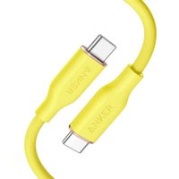 Кабель Anker PowerLine III Flow 643 A8552 USB Type-C - USB Type-C 240W (0.9 м, желтый)