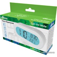 Настольные часы Ritmix CAT-110 (белый)