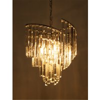 Подвесная люстра BayerLux Лувр 10777424 (хром)
