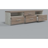 Комод Миркомодоф Кама 11 (дуб крафт белый/дуб винтаж оксид)