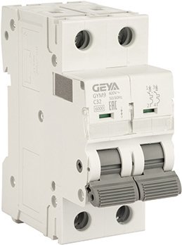

Выключатель автоматический GEYA GYM9 2P 32А C 6кА GYM92P32C