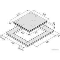 Варочная панель Krona Mysterium Max Ih 45 GR