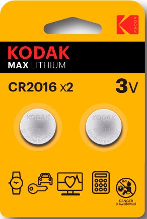 

Батарейка Kodak CR2016-2BL 30417663-ru1
