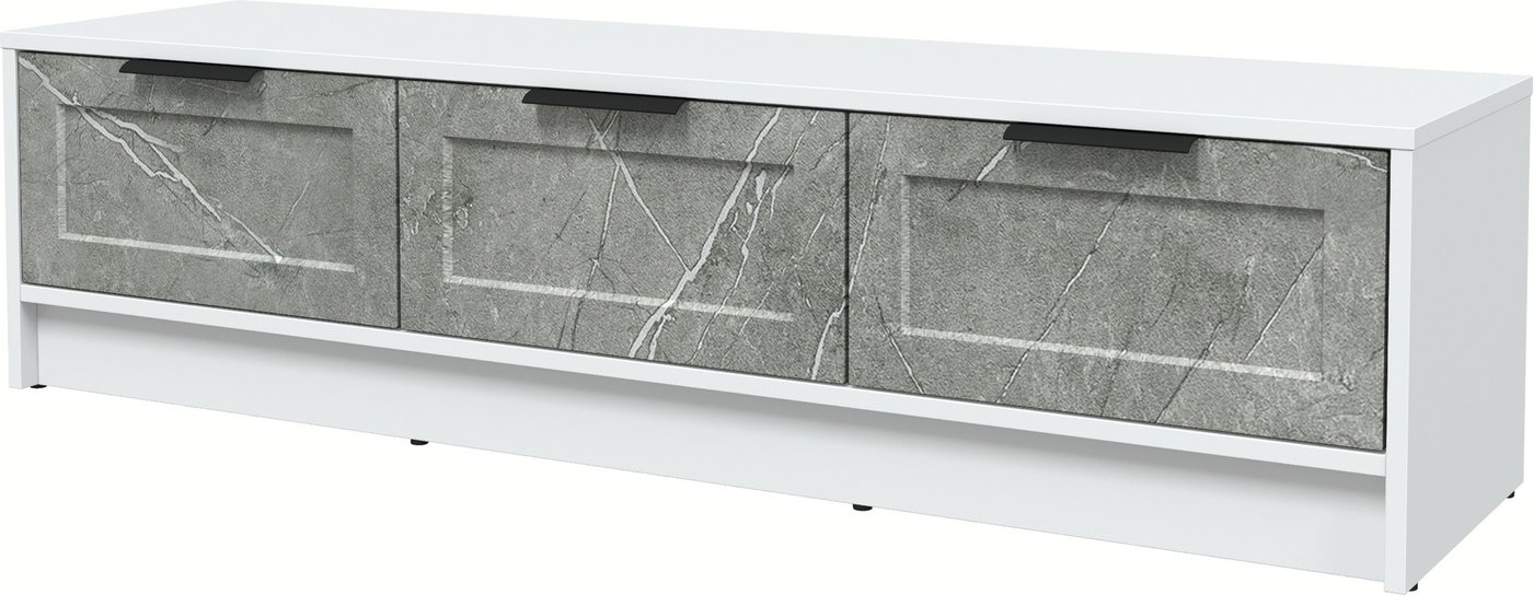 

Тумба Интерлиния ТВ Концепт Тренд КТ-ТВ3-35 (белый платинум/керамика)