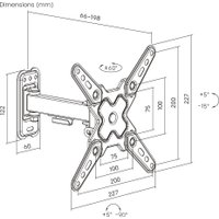 Кронштейн для телевизора Roome LDA40-221-R