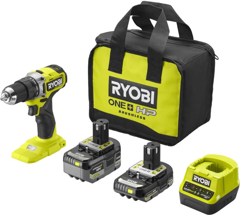 

Ударная дрель-шуруповерт Ryobi HP RPD18C-242S 5133004983 (с 2-мя АКБ 4 Ah + 2 Ah, сумка)