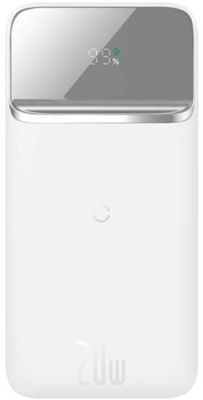 

Внешний аккумулятор Baseus Magnetic Wireless Fast charging 10000mAh 20W (белый)