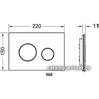 Унитаз подвесной Tece Base Kit 94_S 801