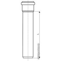 Труба Ostendorf ПВХ KGEM SN4 110х3000 мм 220030 (3 м)