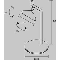 Настольная лампа Maytoni Vita MOD451TL-L8B3K1