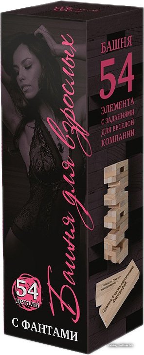 Настольная игра Нескучные игры Башня для взрослых с заданиями