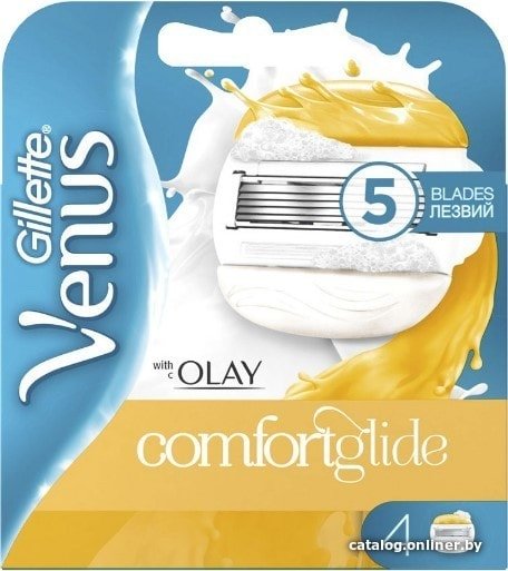 Сменные кассеты для бритья Gillette Venus&Olay (4 шт) 7702018267637