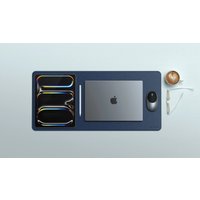 Коврик для стола Satechi Vegan-Leather Premium Desk Mat ST-LPDMB (синий)
