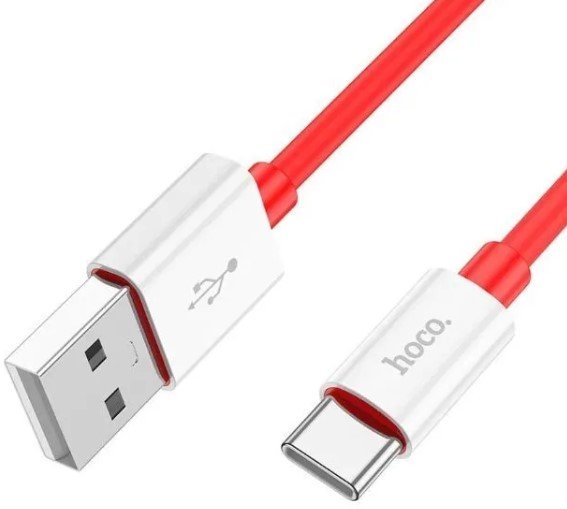 

Кабель Hoco X87 Magic USB Type-A - USB Type-C (1 м, красный)