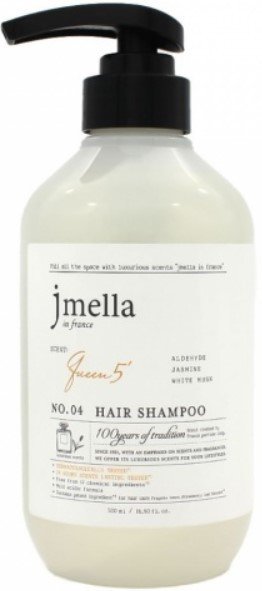 

Шампунь Jmella In France Queen 5 Hair Shampoo альдегид, жасмин, белый мускус 500 мл