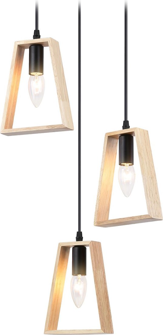 

Подвесная люстра Ambrella light Traditional TR80499/3 BK/LW