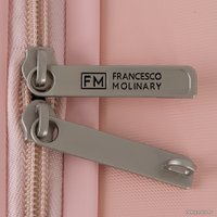 Чемодан-спиннер Francesco Molinary 199-19151-20 (розовый)