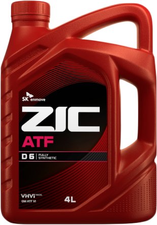 Трансмиссионное масло ZIC ATF Dexron 6 4л