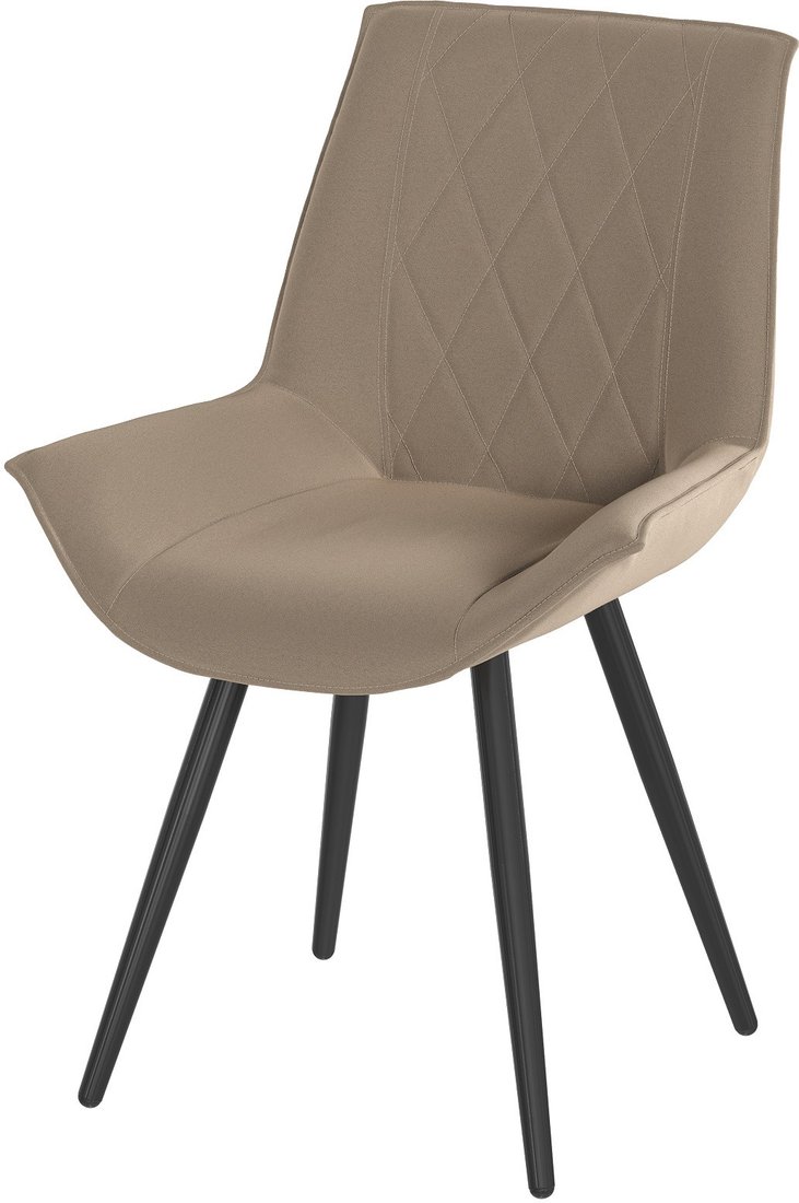 

Стул MK Status Самсон 580x890x580 (велюр песочный/конус черный)