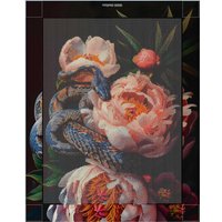 Алмазная мозаика  Феникс+ Пионы и змея 68638