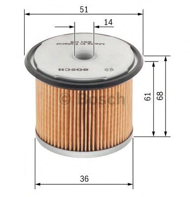 

Топливный фильтр Bosch 1457429230