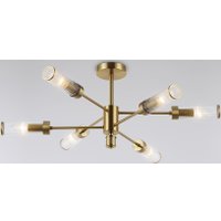 Припотолочная люстра Ambrella light LH55161/6 BS/CL (латунь/прозрачный)