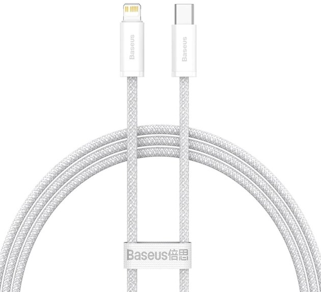 

Кабель Baseus Lightning - USB Type-C CALD000102 (2 м, белый)