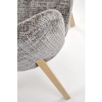 Стул Halmar Basso (серый/дуб натуральный)