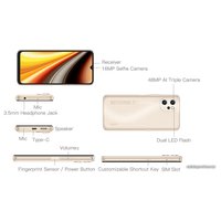 Телефон Umidigi Power 7 Max 6GB/128GB (черный)