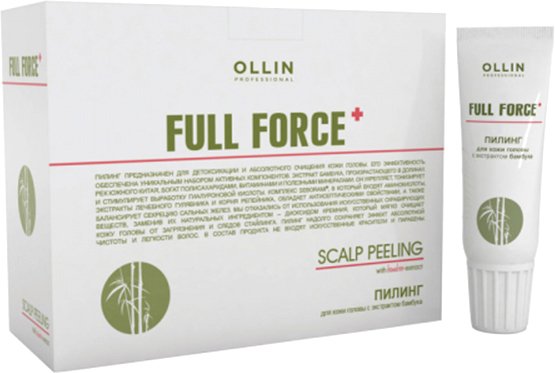 

Пигмент Ollin Professional Hair & Scalp Purfying Scalp Peeling с экстрактом бамбука 10х15мл