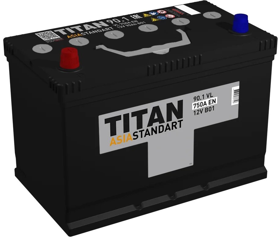 

Автомобильный аккумулятор Titan Asia Standart L+ (90 А·ч)