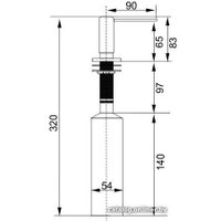 Дозатор для моющего средства Longran LD0006-38 (терра)