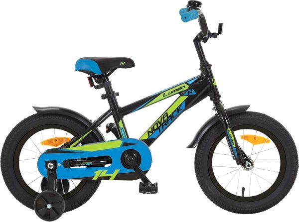

Детский велосипед Novatrack Lumen 14 (черный, 2019)